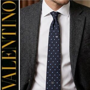 🆕 Valentino Italy Silk Tie